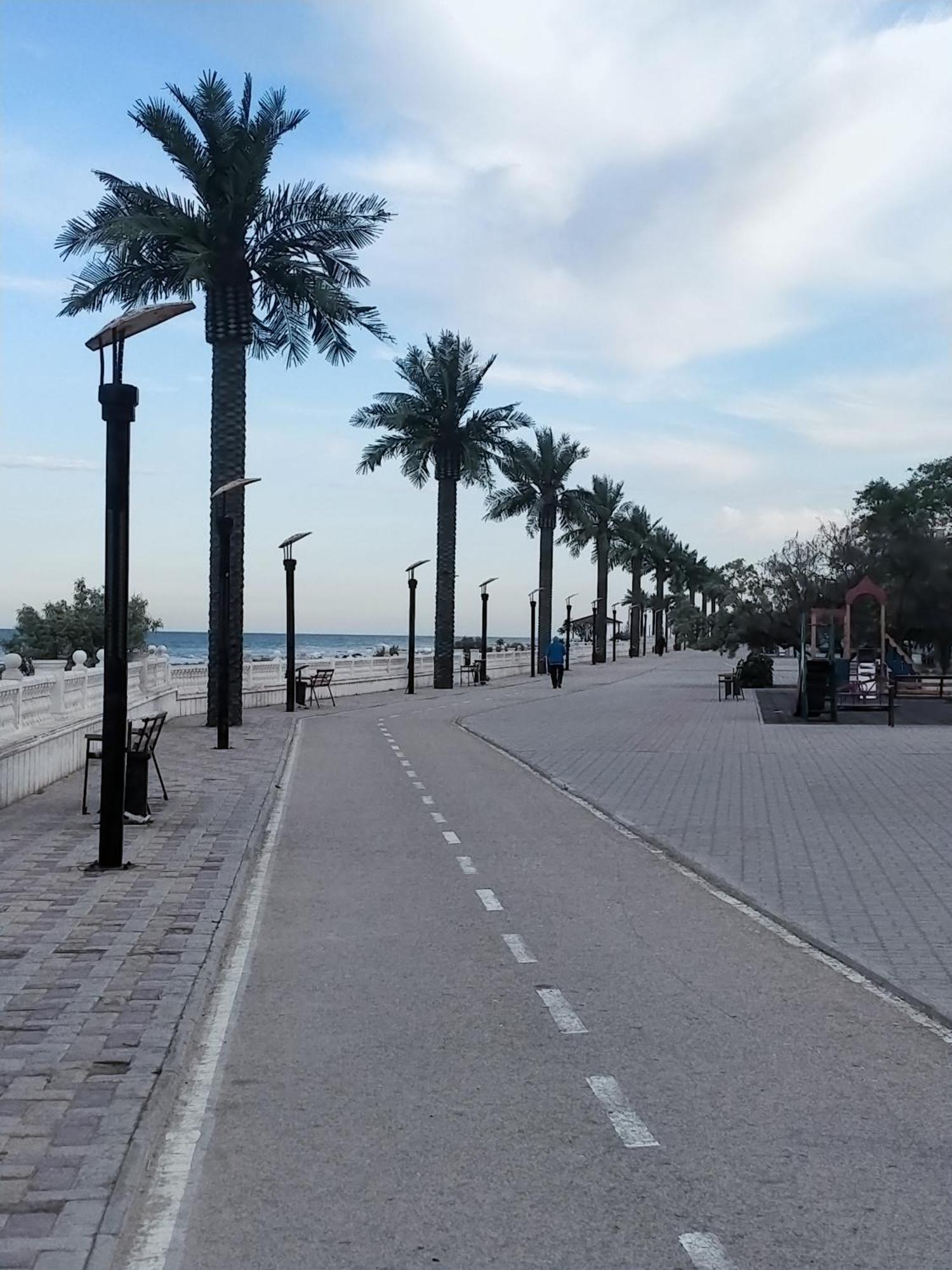 Seaside Apartment อัคเทา ภายนอก รูปภาพ